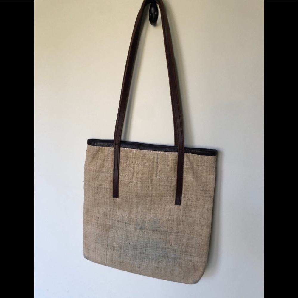 Totem Salvaged Woven Fabric Tote Bag